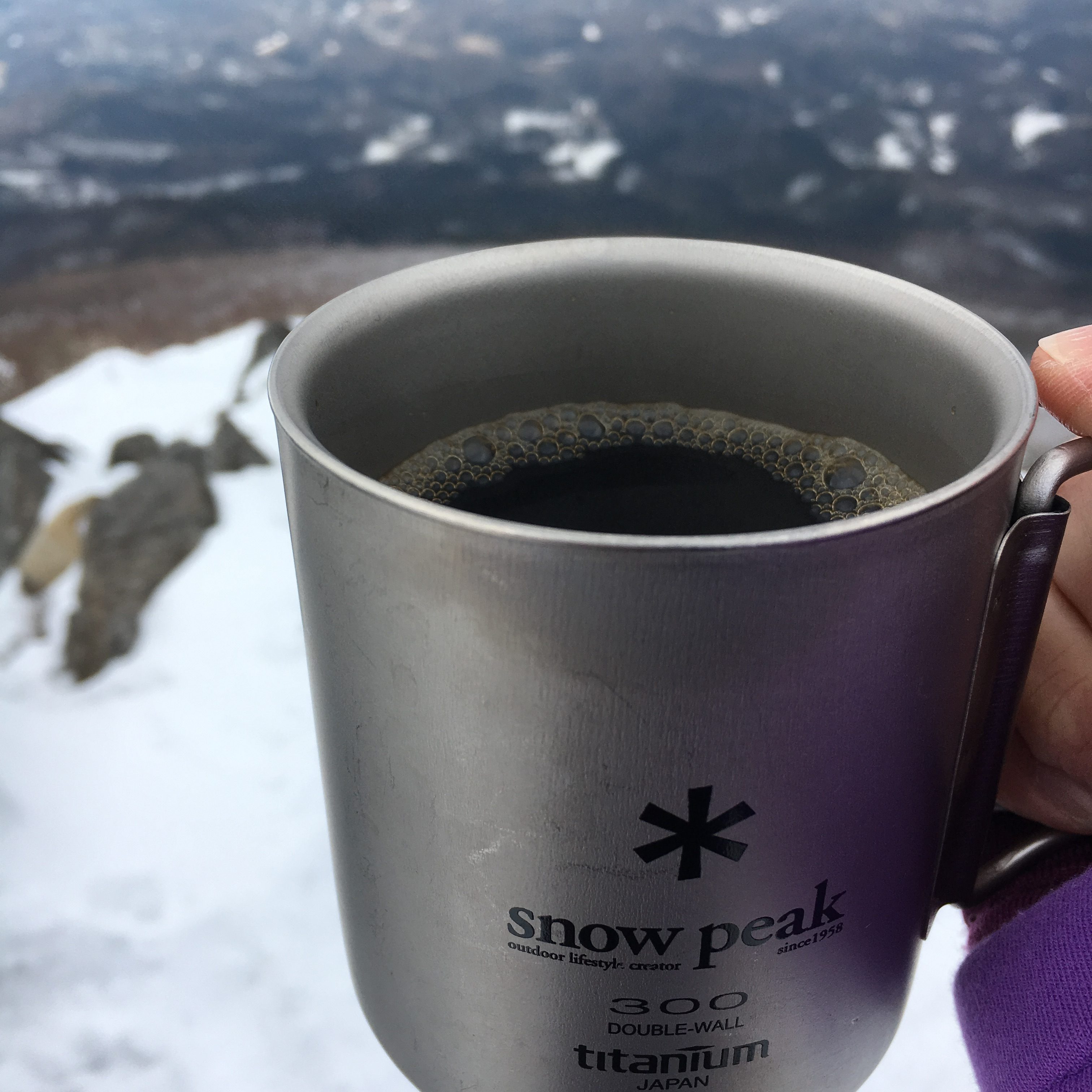 登山で頂く極上のコーヒーは格別